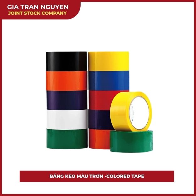 băng keo màu trơn - Colored tapes